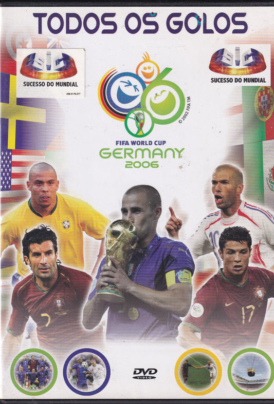 DVD TODOS OS GOLOS FIFA WORLD CUP GEMANY 2006 - USADO