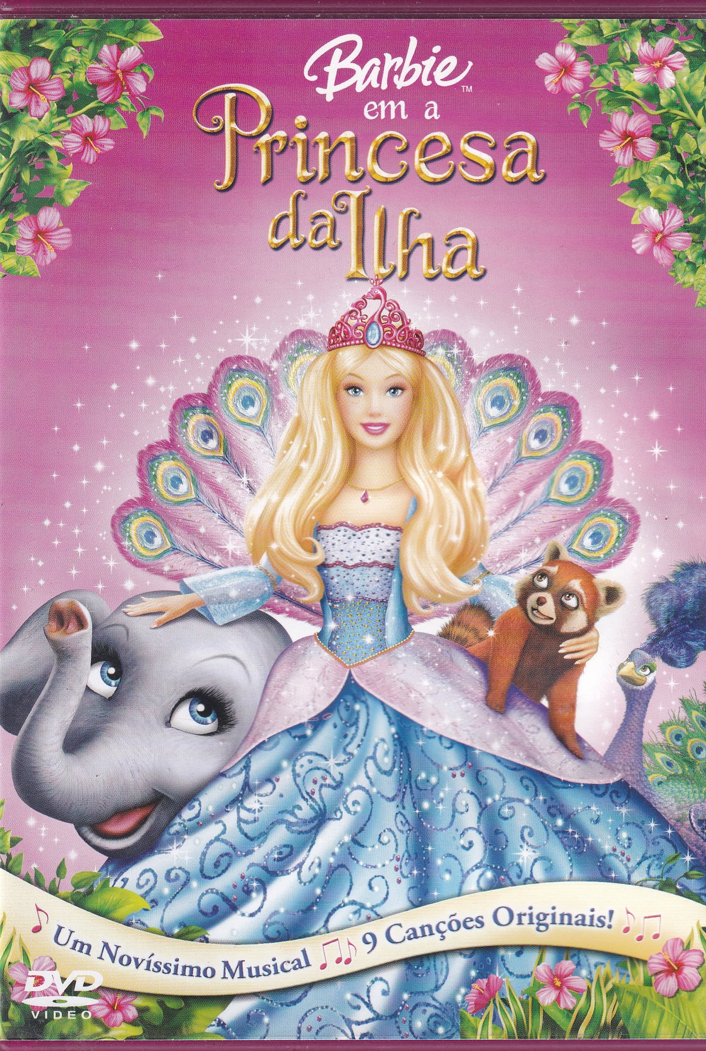 DVD BARBIE EM A PRINCESA DA ILHA - USADO