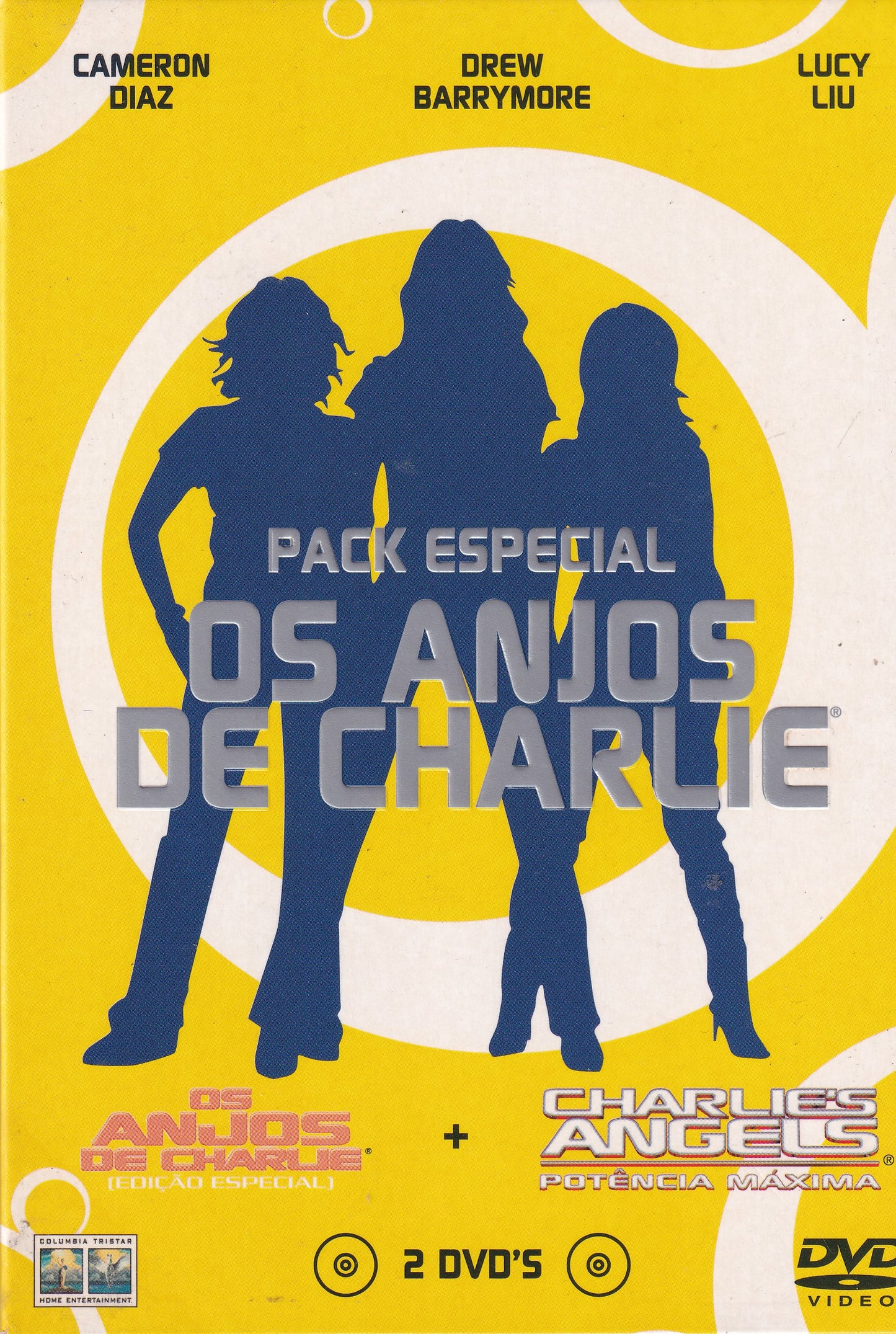 DVD OS ANJOS DE CHARLIE PACK ESPECIAL (2 DVDS) - USADO