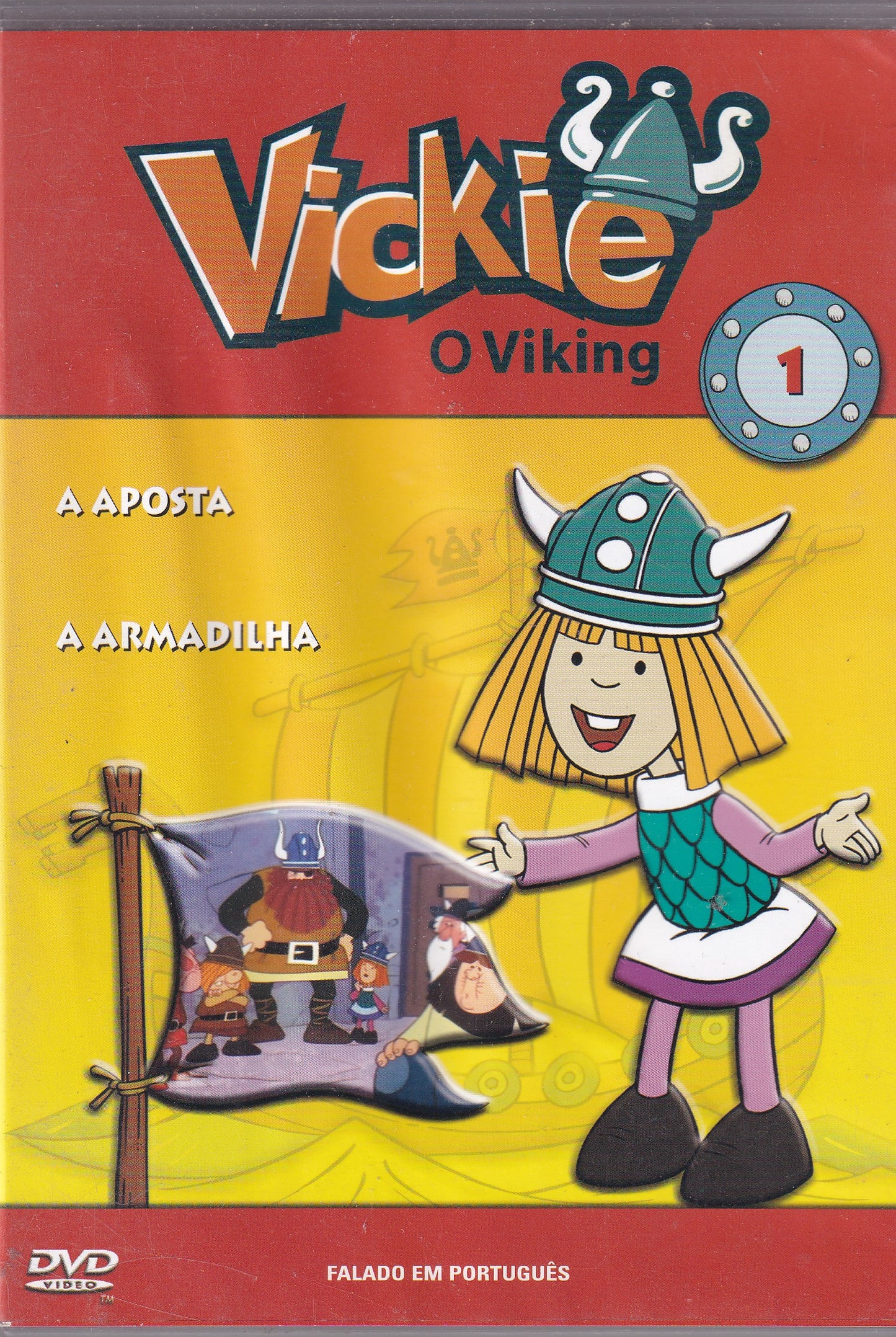 DVD VICKIE: O VINKING - USADO