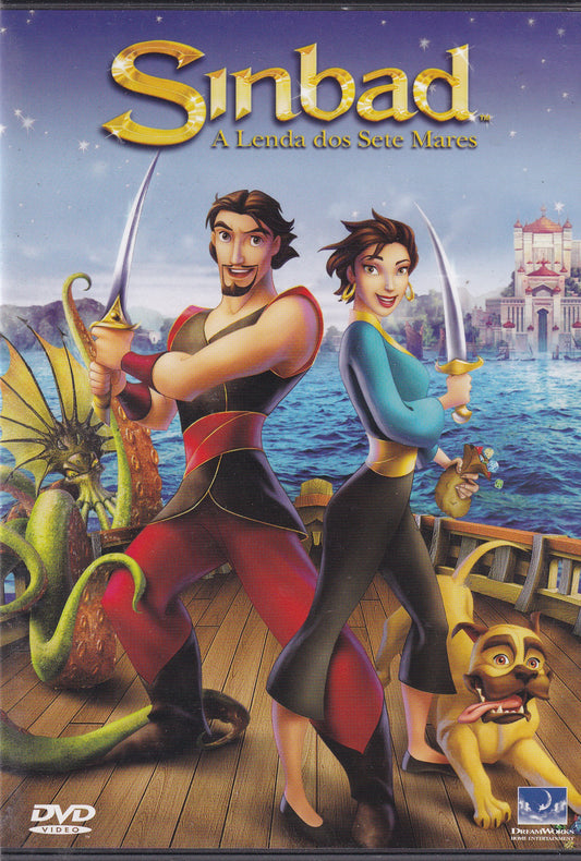 DVD SINBAD A LENDA DOS SETE MARES - USADO