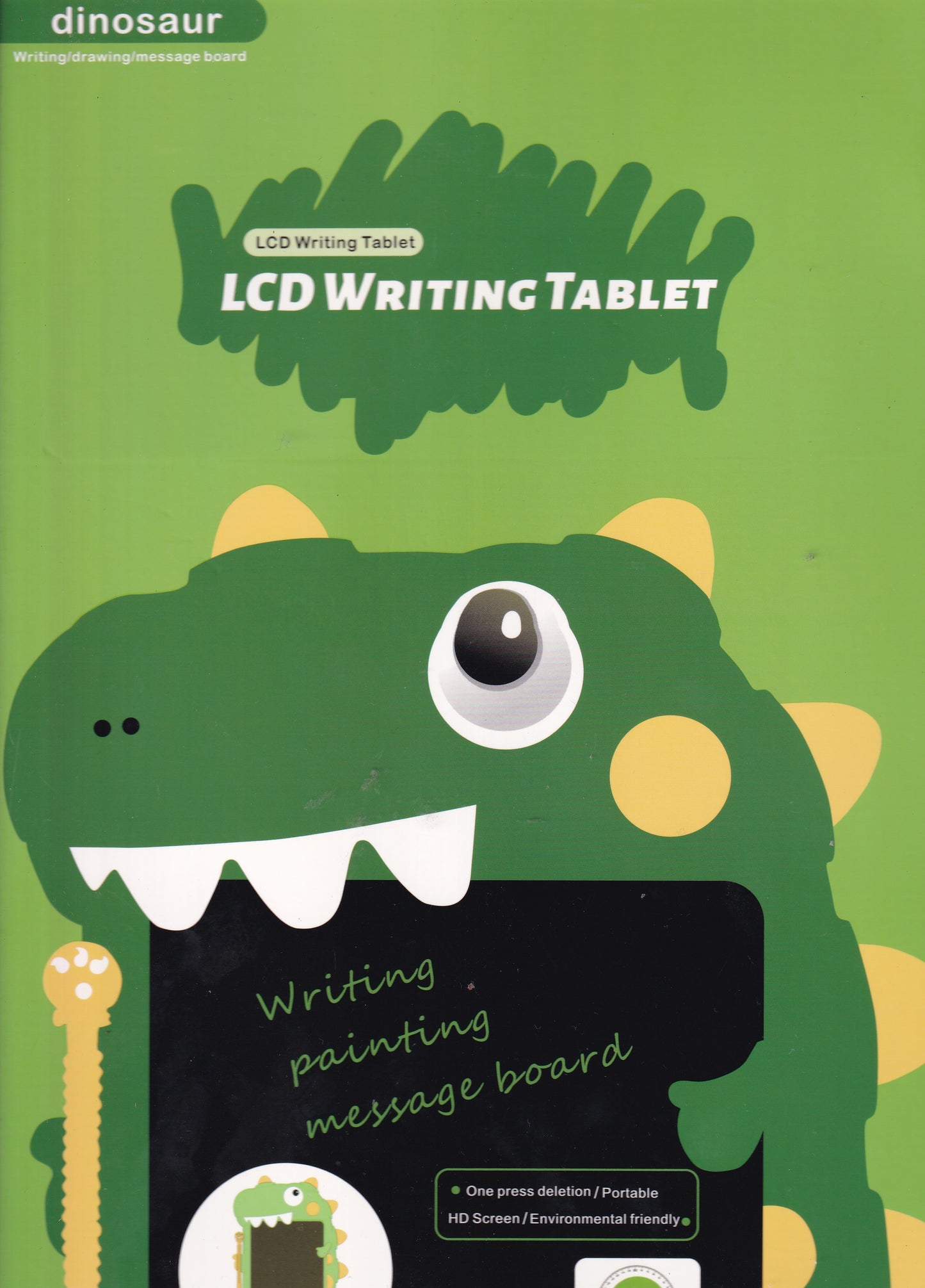 LCD Writing/Drawing Tablet Dinosaur - NOVO