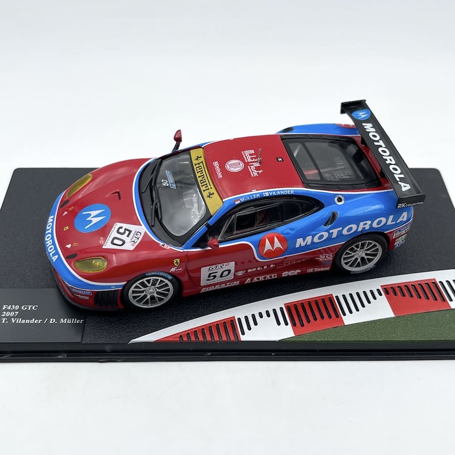 Ferrari F430 GTC #50 vencedora FIA GT 2007 Vilander, Müller 1:43 IXO ALTAYA - NOVO