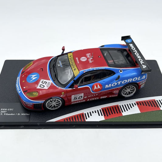 Ferrari F430 GTC #50 vencedora FIA GT 2007 Vilander, Müller 1:43 IXO ALTAYA - NOVO