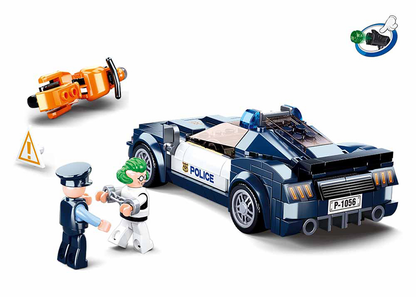 Sluban - Police Car M38-B1063 (LEGO COMPATIBLE) 284PCS - NOVO