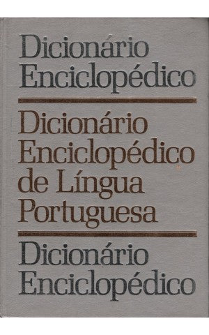 Livro Dicionário Enciclopédico da Linguagem Portuguesa (2 Livros) -USADO