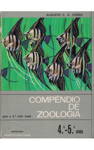LIVRO - Compêndio de Zoologia - II Volume - 2.º Ciclo Liceal - 4.º-5.º Anos - USADO