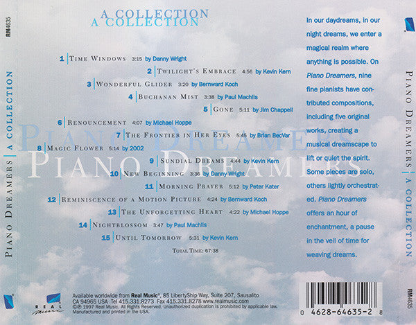 CD - Various – Piano Dreamers - A Collection - USADO