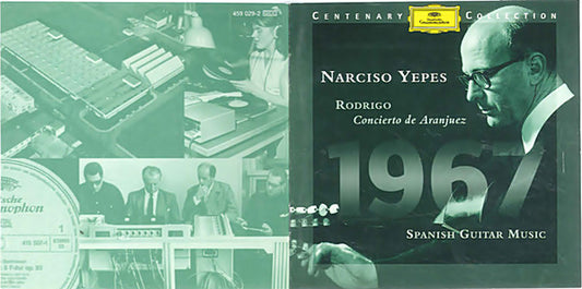 CD - Narciso Yepes, Joaquín Rodrigo – Concierto de Aranjuez / Spanish Guitar Music - USADO