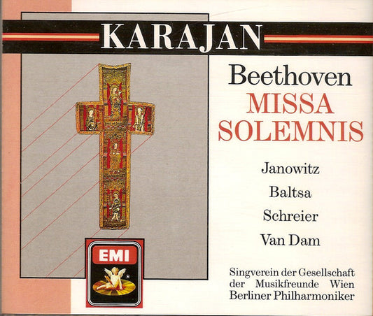 CD  Beethoven*, Janowitz*, Baltsa*, Schreier*, Van Dam*, Singverein Der Gesellschaft Der Musikfreunde Wien*, Karajan* – Missa Solemnis - USADO