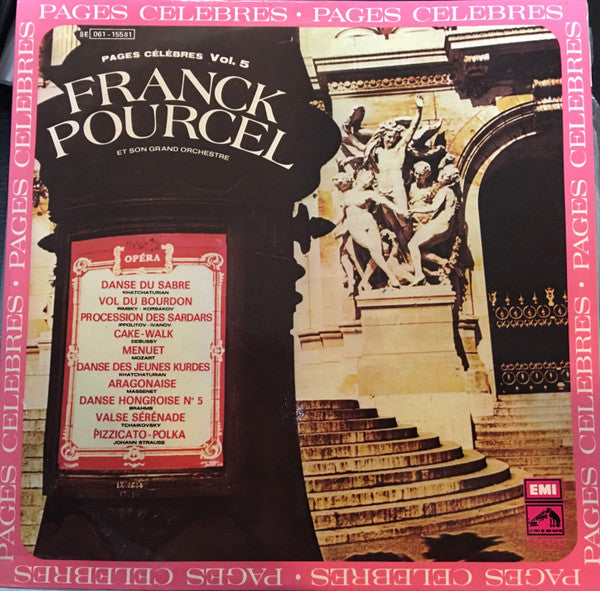 DISCO VINYL- Franck Pourcel Et Son Grand Orchestre – Pages Célèbres Vol.5- USADO