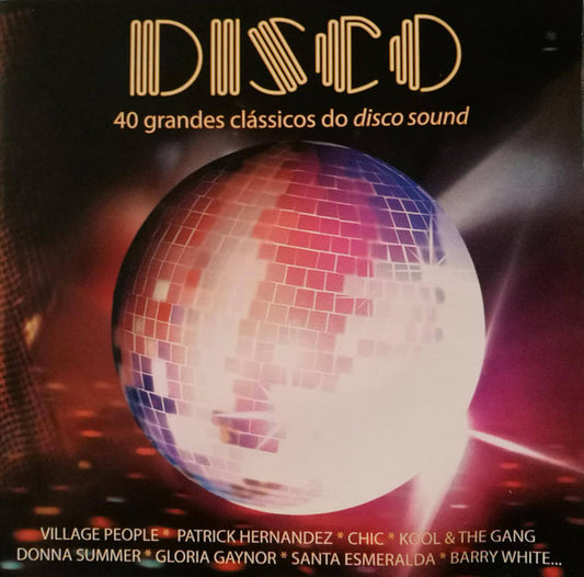 CD VARIOUS - DISCO - 40 GRANDES CLÁSSICOS DO DISCO SOUND - USADO