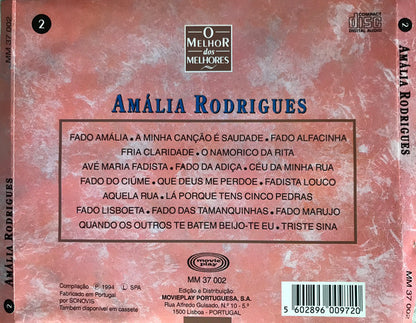 CD Amália Rodrigues – O Melhor dos Melhores - USADO