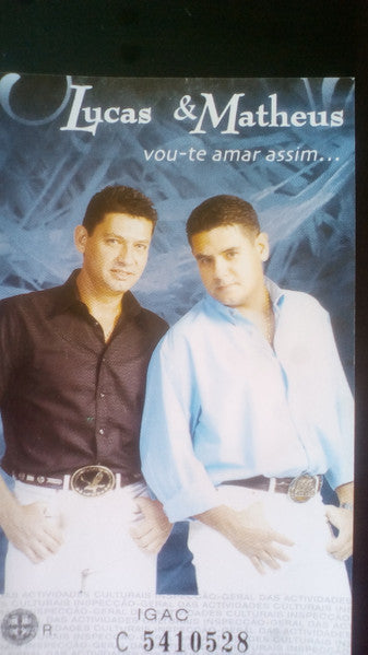 cd Lucas & Matheus – Vou-te Amar Assim... usado