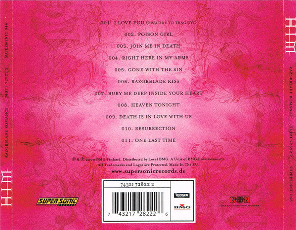 CD HIM – Razorblade Romance - USADO