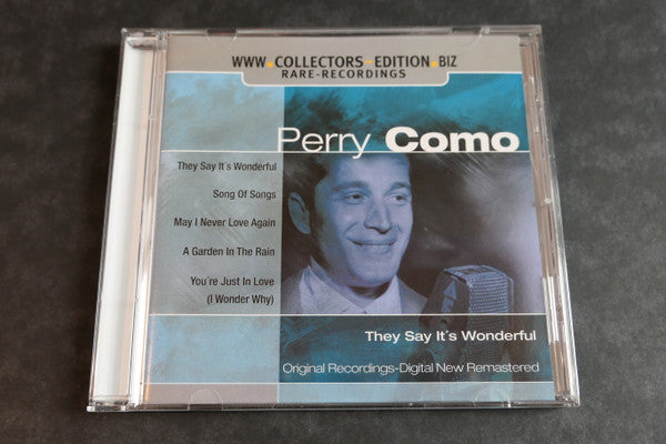 CD Perry Como – They Say It's Wonderful - USADO