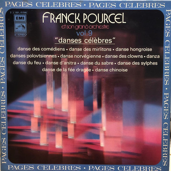 DISCO VINYL - FRANCK POURCEL ET SON GRAND ORCHESTRE - DANSES CÉLÈBRES VOL.9 - USADO