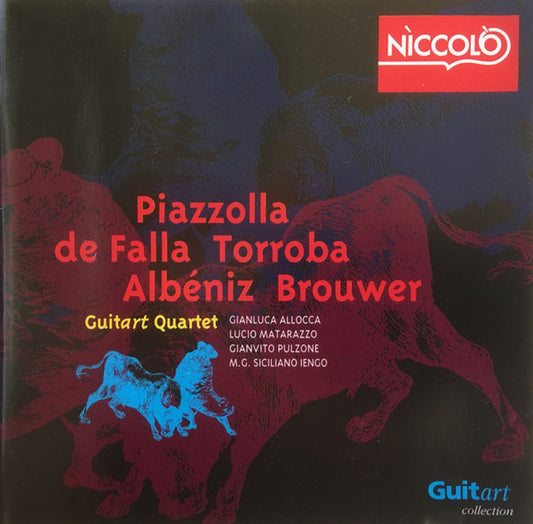 CD Guitart Quartet – Piazzolla, DeFalla, Torroba, Albéniz, Brouwer - usado