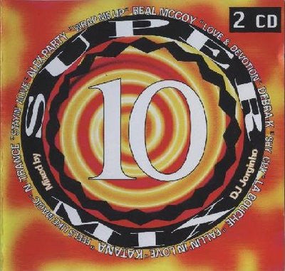 CD VARIOUS SUPER MIX 10 - USADO