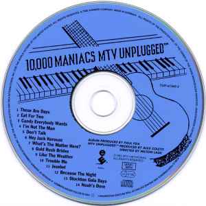 CD 10,000 Maniacs ‎– MTV Unplugged - USADO