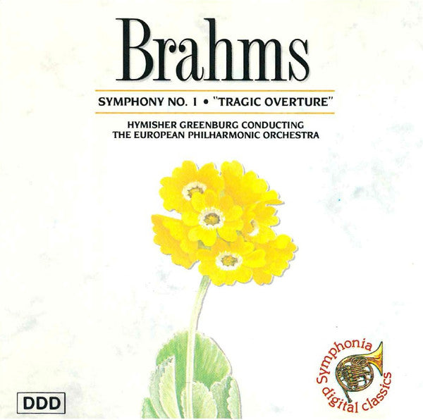 CD Brahms* - Hymisher Greenburg Conducting The European Philharmonic Orchestra* – Symphony No. 1 - Tragic Overture - USADO