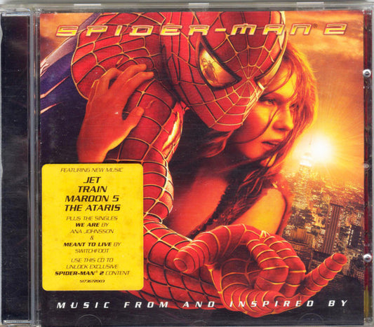 CD - SPIDER MAN 2 (MUSIC FROM AND INSPIRED BY) - USADO