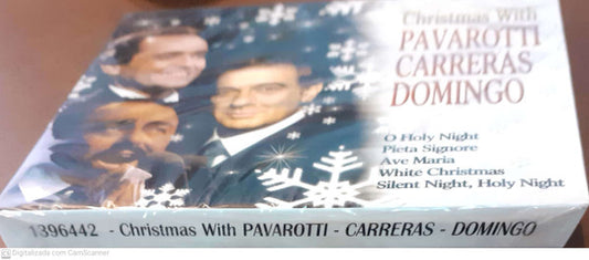 CD - Carreras*, Domingo*, Pavarotti* – Christmas With Pavarotti Carreras Domingo - USADO
