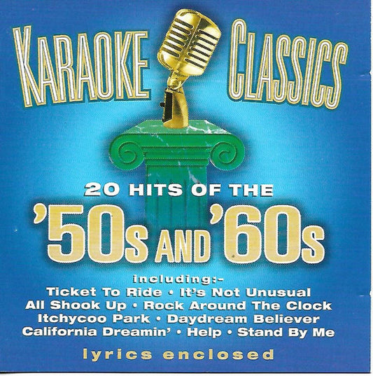 CD - Various – Karaoke Classics - 20 Hits Of The '50s And '60s - USADO