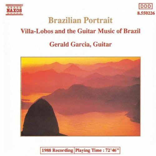 CD - Gerald Garcia – Brazilian Portrait - Villa-Lobos And The Guitar Music Of Brazil - USADO