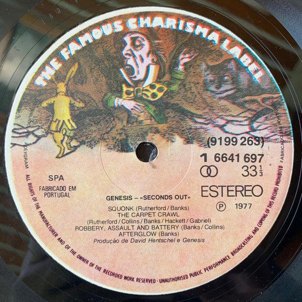 LP vinyl Genesis – Seconds Out (2xLP) - USADO