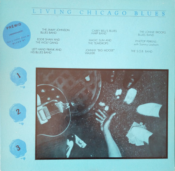 LP VYNIL Various ‎– Living Chicago Blues ( 3 LPS)