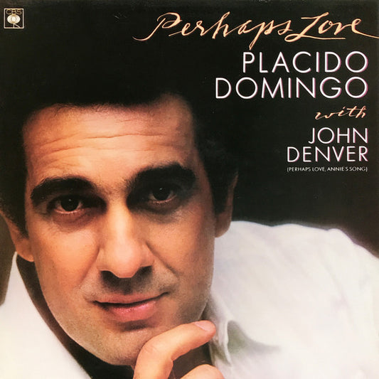 DISCO VINYL - PERHAPS LOVE - PLACIDO DOMINGO WITH JOHN DENVER - NOVO