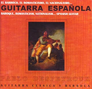 CD Pablo Despeyroux – Guitarra Espanola - Guitarra Clasica Y Barroca -USADO