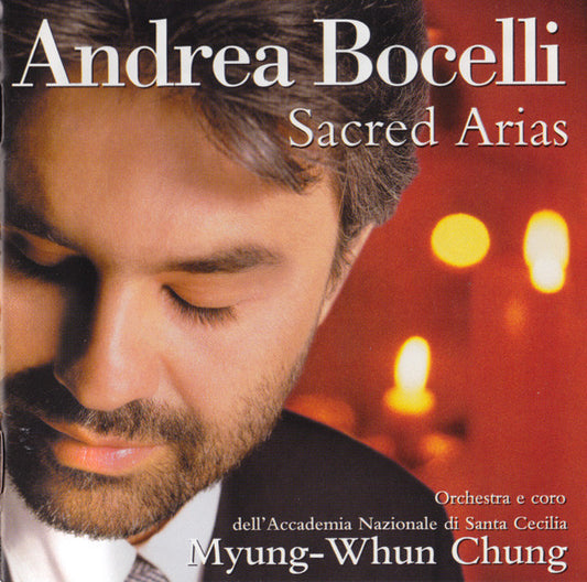 CD -Andrea Bocelli, Orchestra* E Coro dell'Accademia Nazionale di Santa Cecilia, Myung-Whun Chung – Sacred Arias USADO