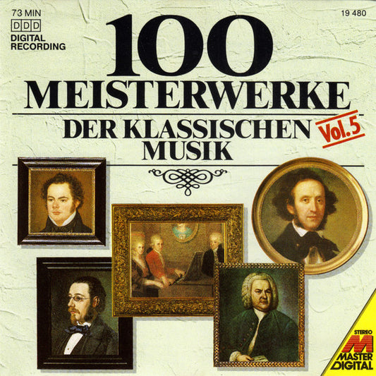 CD VARIOUS - 100 Meisterwerke Der Klassischen Musik - Vol.5 - USADO