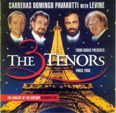 CD Carreras*, Domingo*, Pavarotti* With Levine* – The Three Tenors In Paris - USADO