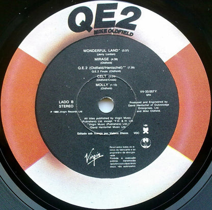 LP vinyl Mike Oldfield – QE2 (1980) - USADO