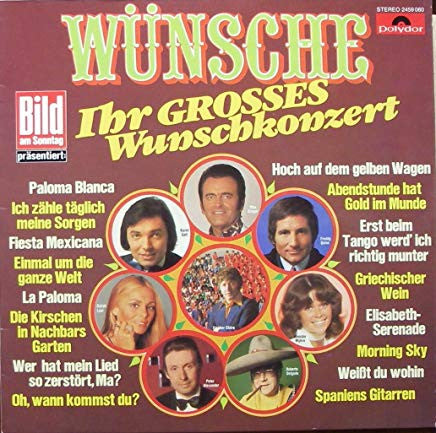 DISCO VINYL- Wünsche - Ihr Grosses Wunschkonzert- USADO
