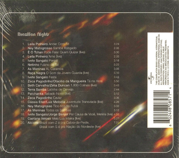 CD Various – Brazilian Nights - Usado