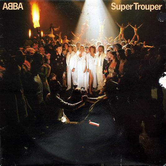 DISCO VINYL ABBA - SUPER TROUPER - USADO