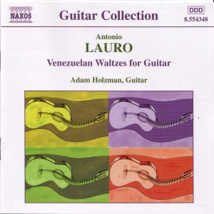 cd Antonio Lauro, Adam Holzman 2 – Guitar Music, Vol. 1 - Venezuelan Waltzes For Guitar - usado