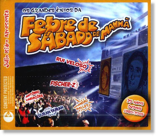 CD OS GRANDES ÊXITOS DA FEBRE DE SÁBADO DE MANHÂ - USADO