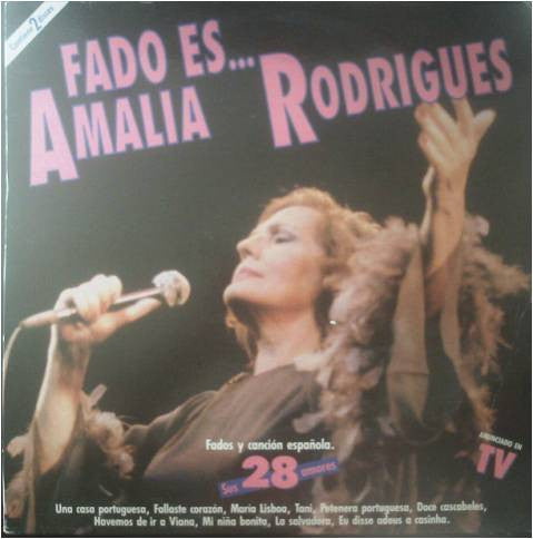 Disco Vinyl Amália Rodrigues – Fado Amália Rodrigues