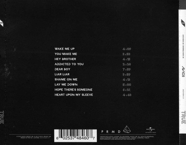 CD Avicii – True - Usado