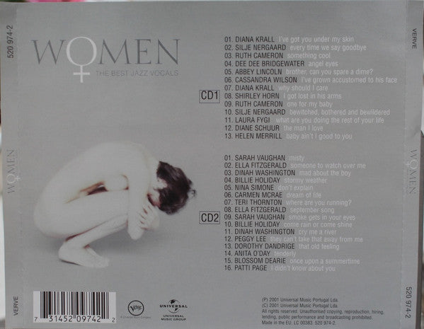 CD Various ‎– Women The Best Jazz Vocals - USADO