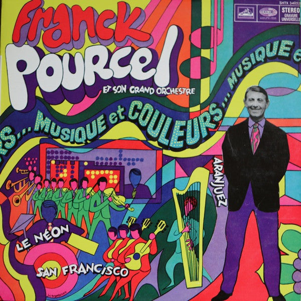 LP Vynil Franck Pourcel Et Son Grand Orchestre ‎– Musique Et Couleurs