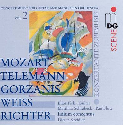 cd Georg Philipp Telemann, Johann Sigismund Weiss, Wolfgang Amadeus Mozart, Franz Xavier Richter*, Giacomo Gorzanis* – Concert Music For Guitar And Mandolin Orchestra Vol. 2 - usado