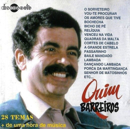 cd Quim Barreiros – 28 Temas + de uma hora de música usado