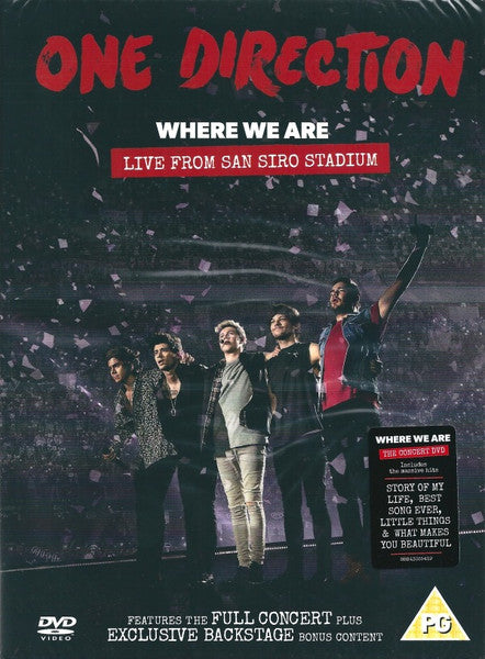 DVD One Direction – Where We Are (Live aus dem San Siro Stadium) USADO