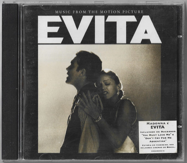 CD Andrew Lloyd Webber And Tim Rice – Evita Music From The Motion Picture - USADO